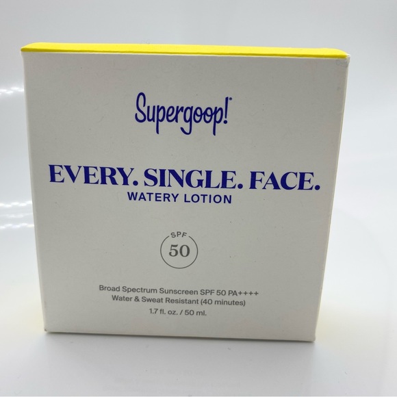 Supergoop! Other - supergoop! Every Single Face Watery Lotion Broad Spectrum Sunscreen SPF 50 pa+++